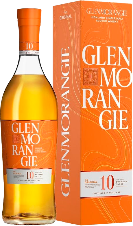 Гленморанджи Ориджинал Хайлэнд Сингл Молт 10 лет солодовый виски в подарочной упаковке 0.75 л