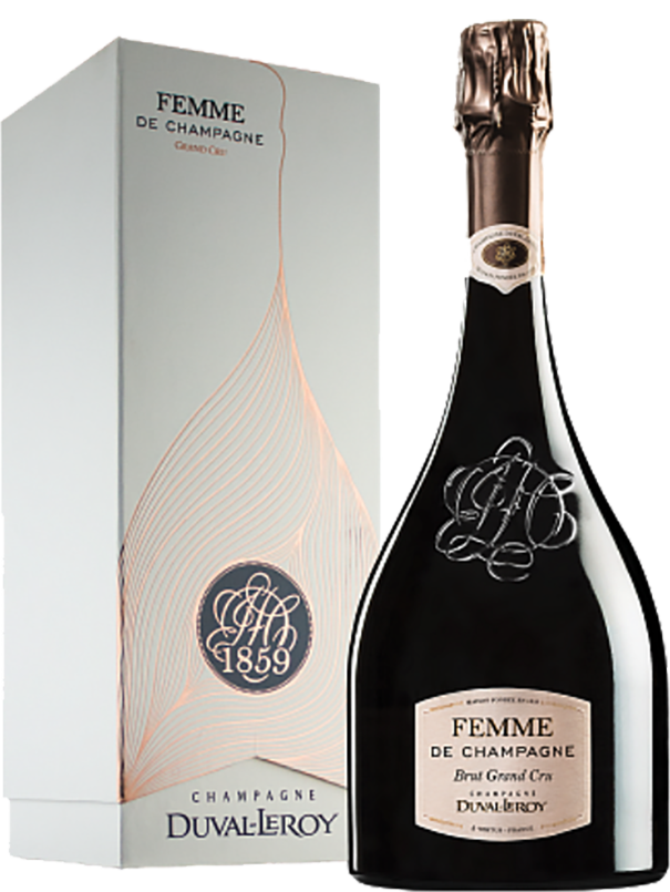 Дюваль-Леруа Фамм де Шампань Брют Гран Крю Шампань AOC в подарочной упаковке 0.75 л