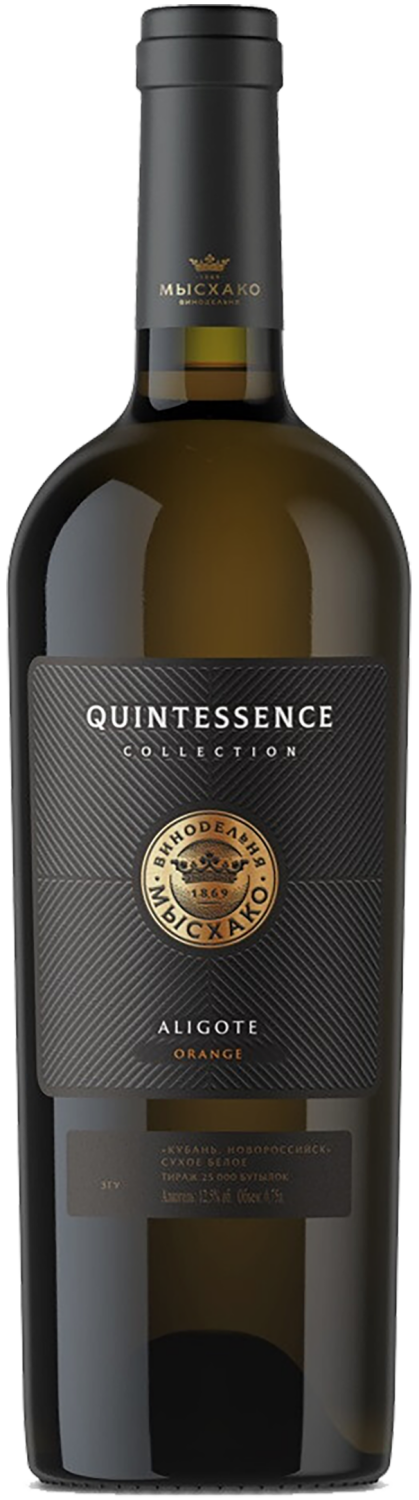 Квитэссенция Алиготе Кубань. Новороссийск ЗГУ Мысхако 0.75 л