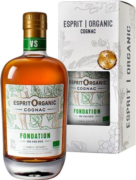 Эспри Органик Фэн Буа Коньяк VSOP в подарочной упаковке 0.7&nbsp;л