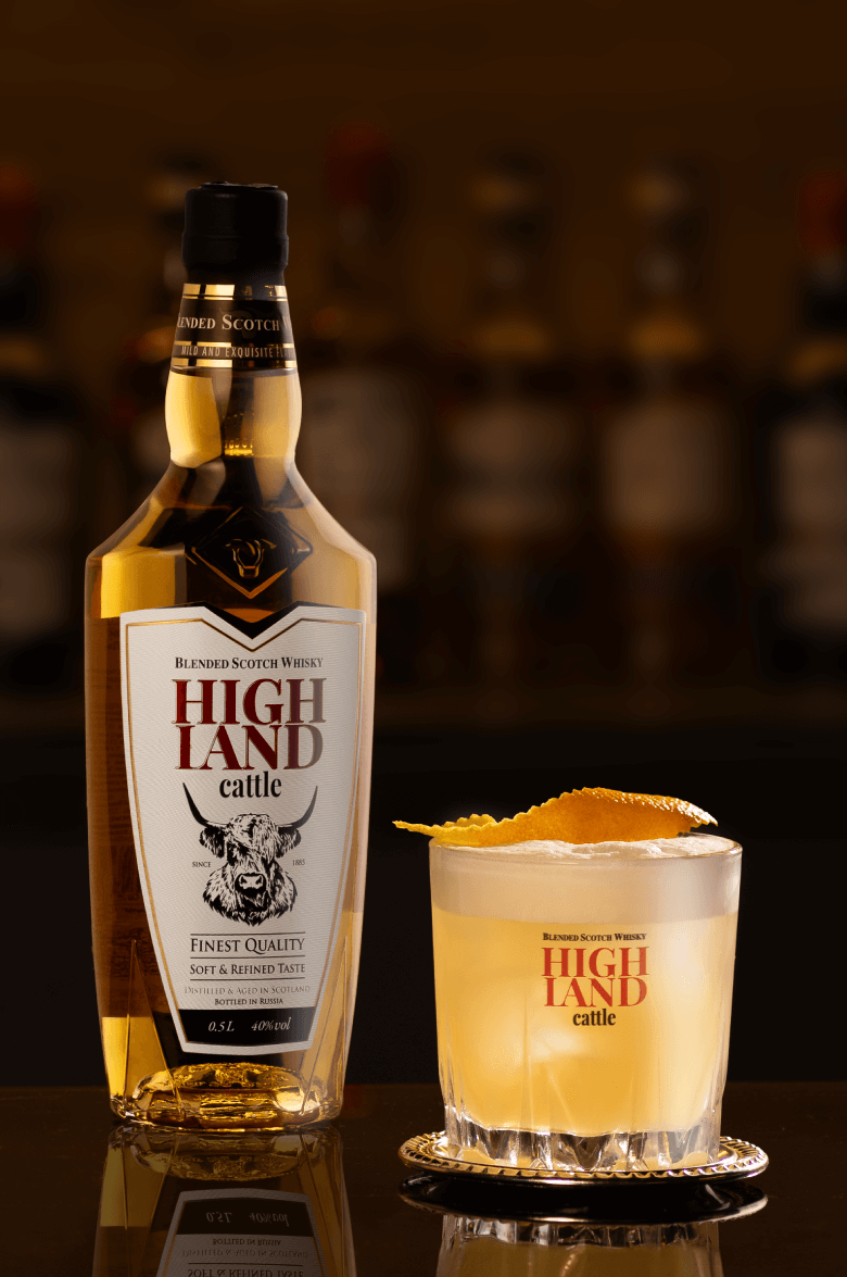 Хайлэнд Кэттл Блендед купажированный виски в подарочной упаковке 0.7 л