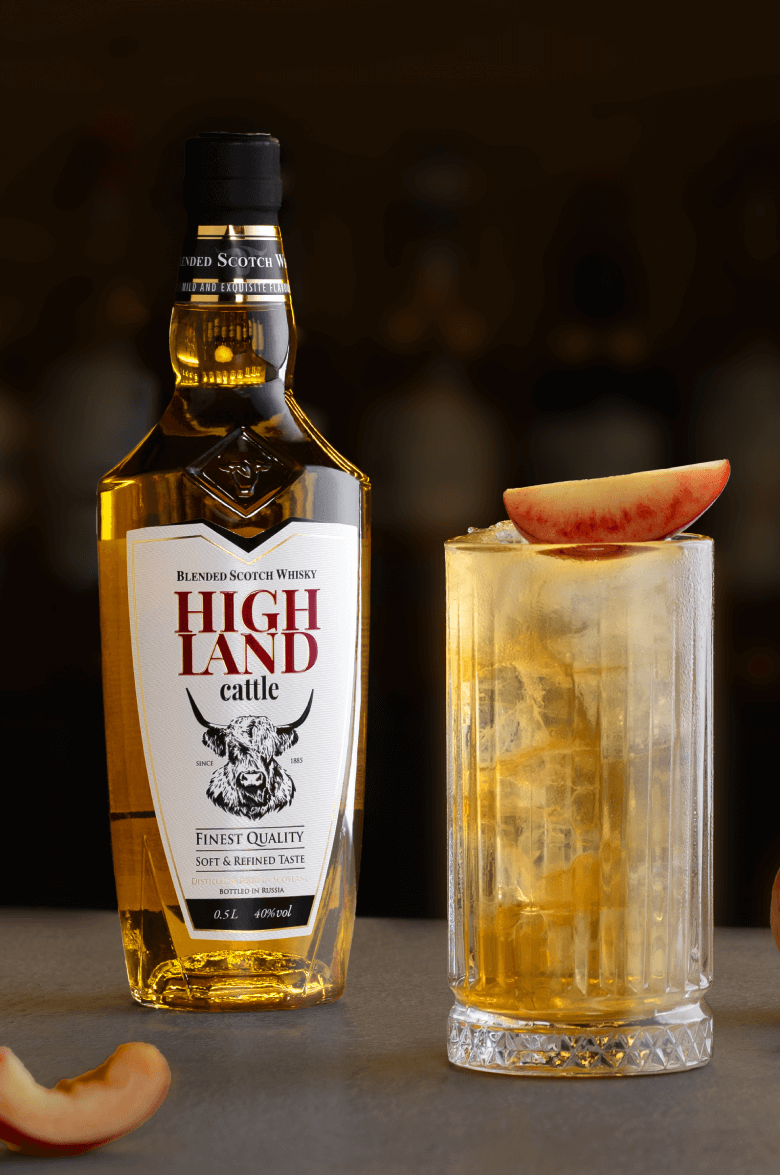 Хайлэнд Кэттл Блендед купажированный виски в подарочной упаковке 0.7 л