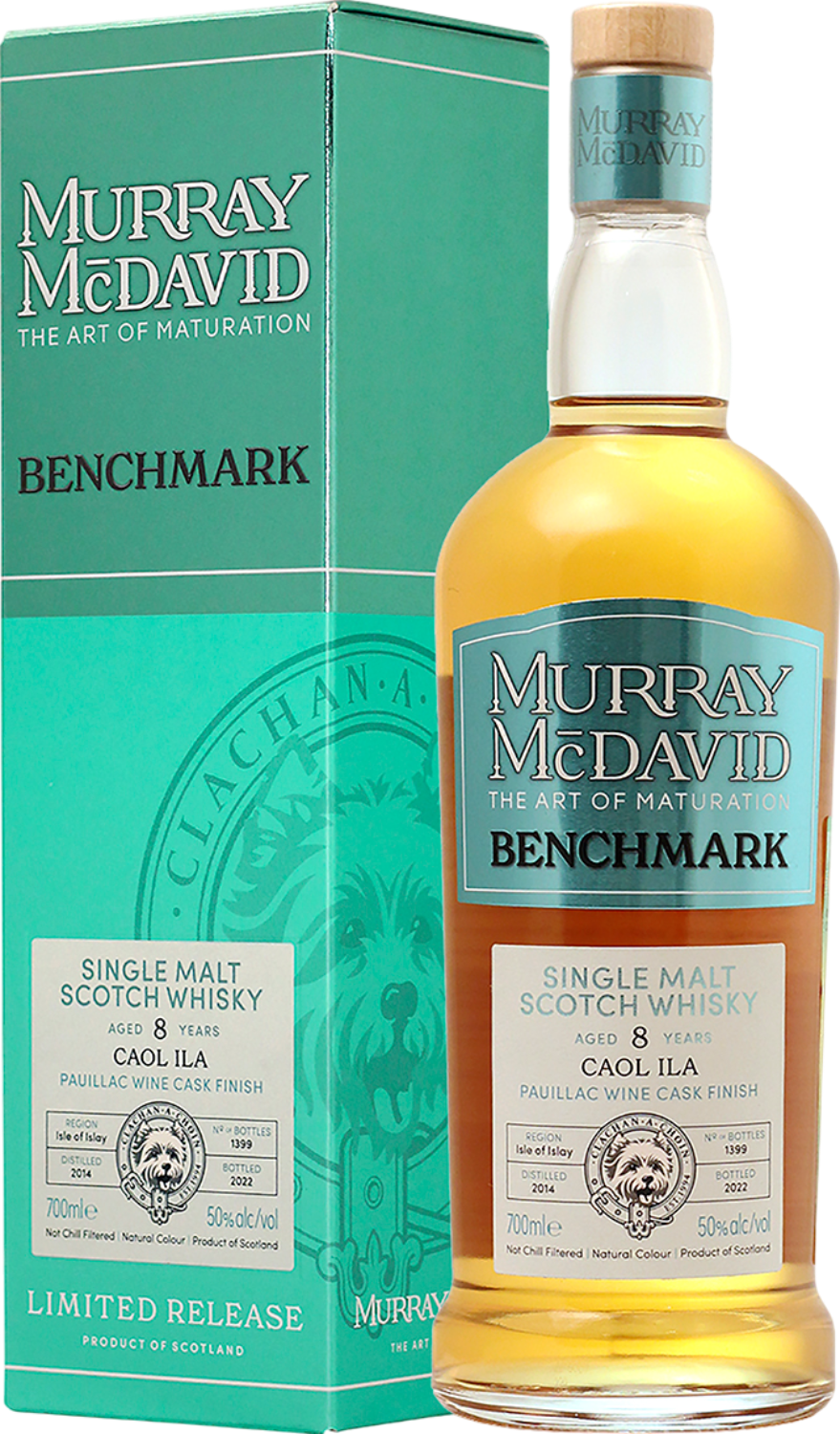 Мюррей МакДэвид Бенчмарк Кул Ила 8 лет Солодовый Виски в подарочной упаковке 0.7 л
