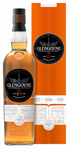 Glengoyne Highland Single Malt Scotch Whisky 10 y.o. (gift box), 0.7 л в Екатеринбурге