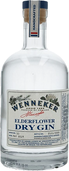 Wenneker Elderflower Dry Gin, 0.7 л в Екатеринбурге