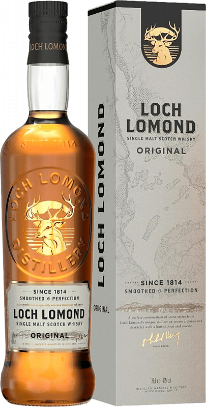 Лох Ломонд Ориджинал солодовый виски в подарочной упаковке 0.7 л