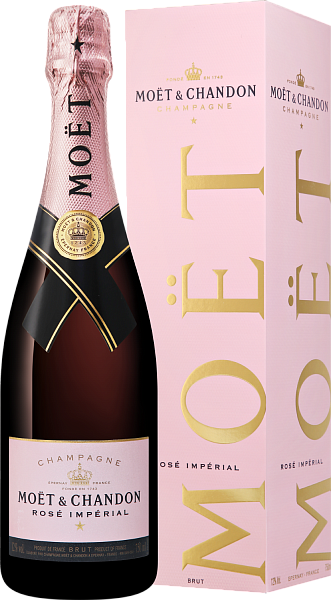 Moet & Chandon Imperial Brut Rose Champagne AOC (gift box), 0.75 л в Екатеринбурге