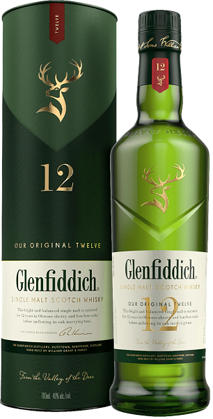 Glenfiddich 12 y.o. Single Malt Scotch Whisky (gift box), 0.7 л в Екатеринбурге