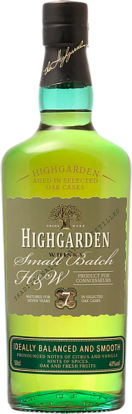 Higarden Small Batch Whisky 7 y.o., 0.5 л в Екатеринбурге