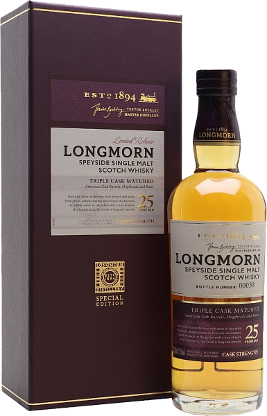 Longmorn Single Malt Scotch Whisky 25 Y.O. (gift box), 0.7 л в Екатеринбурге