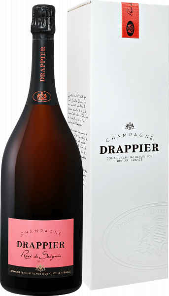 Drappier Brut Rose Champagne AOP (gift box), 1.5 л
