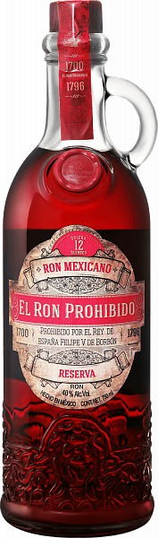 El Ron Prohibido Reserva Solera Blended Mexican Rum 12 YO