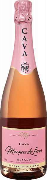 Marques de Lares Rosado Brut Cava DO Lopez Morenas, 0.75 л в Екатеринбурге
