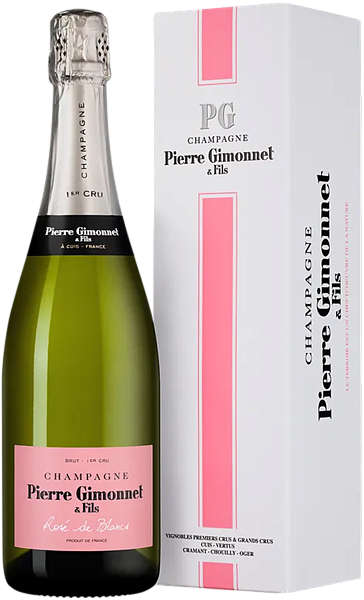 Rose de Blancs Premier Cru Brut Champagne AOC Pierre Gimonnet & Fils (gift box), 0.75 л в Екатеринбурге