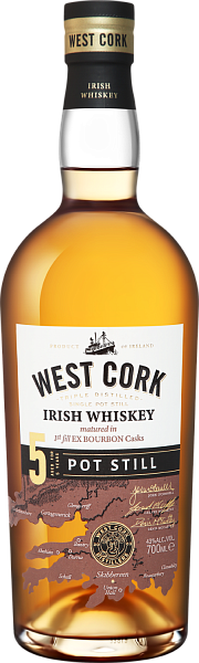 West Cork Single Pot Still Irish Whiskey 5 y.o., 0.7 л в Екатеринбурге