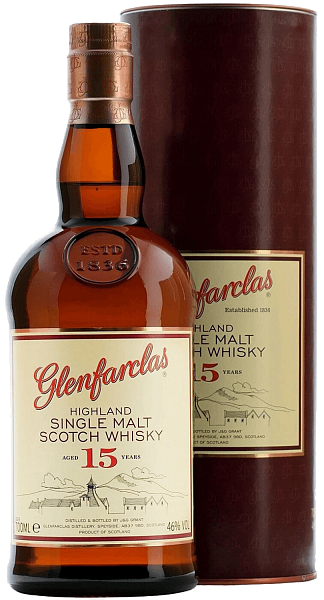 Glenfarclas Single Malt Scotch Whisky 15 y.o. (gift box), 0.7 л в Екатеринбурге