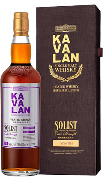 Kavalan Solist Peated Cask Strength Single Malt (gift box), 0.7 л в Екатеринбурге