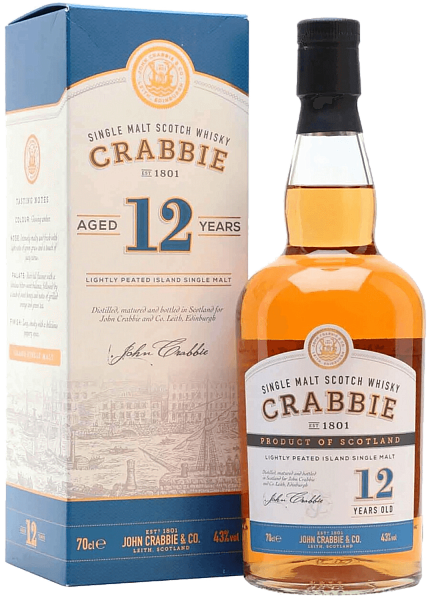 Crabbie's Single Malt Scotch Whisky 12 y.o. (gift box), 0.7л
