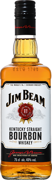 Jim Beam Kentucky Straight Bourbon Whiskey, 0.75 л в Екатеринбурге