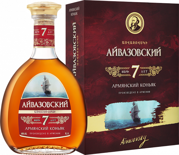 Aivazovsky 7 Y.O. (gift box), 0.5 л
