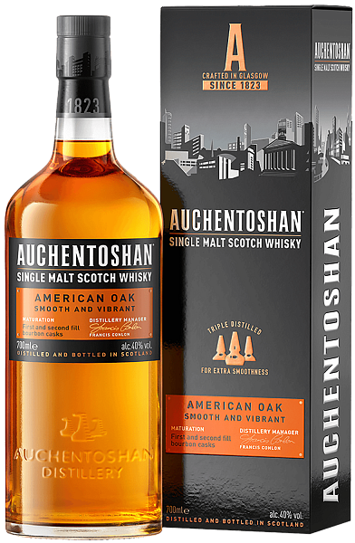 Auchentoshan American Oak Single Malt Scotch Whisky (gift box), 0.7 л в Екатеринбурге