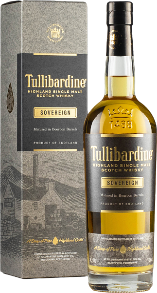 Tullibardine Sovereign Highland Single Malt Scotch Whisky (gift box), 0.7 л в Екатеринбурге