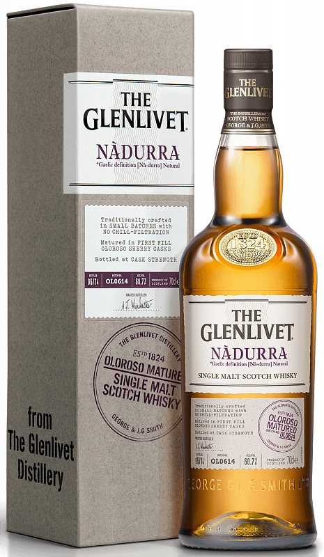 Гленливет Надурра Олоросо Мэйчурд односолодовый шотландский виски в подарочной упаковке 0.7 л