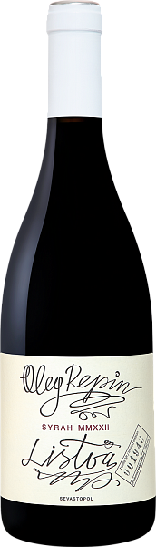 Listva Syrah Sevastopol Oleg Repin, 0.75 л в Екатеринбурге