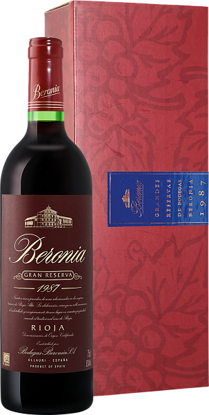 Gran Reserva Rioja DOCа Bodegas Beronia, 0.75 л в Екатеринбурге