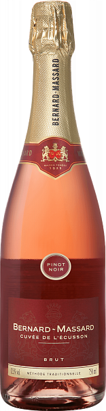 Игристое вино Cuvee De L’Ecusson Brut Pinot Noir Rose Bernard-Massard, 0.75 л