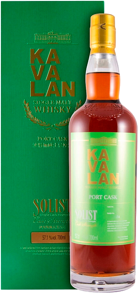 Kavalan Solist Port Cask Strength Single Malt (gift box), 0.7 л в Екатеринбурге