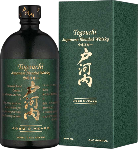 Togouchi 9 Years Old Blended Japanese Whisky (gift box), 0.7 л в Екатеринбурге