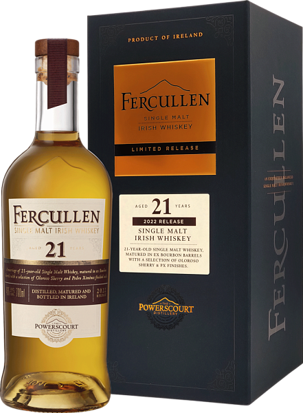 Fercullen Single Malt Irish Whiskey 21 y.o. (gift box), 0.7 л в Екатеринбурге