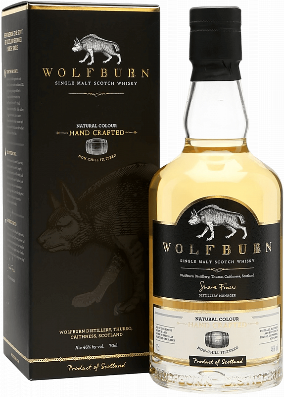 Волфбёрн Нортлэнд односолодовый шотландский виски в подарочной упаковке 0.7 л