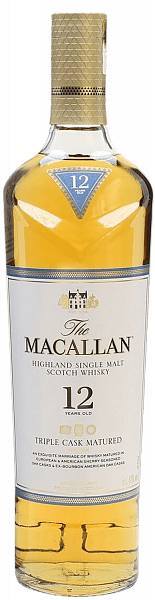 The Macallan Triple Cask Matured Highland single malt scotch whisky 12 y.o., 0.5л