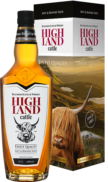 Highland Cattle Blended Scotch Whisky (gift box), 0.7 л в Екатеринбурге