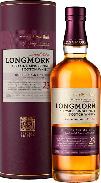 Longmorn Single Malt Scotch Whisky 23 Y.O. (gift box), 0.7 л в Екатеринбурге