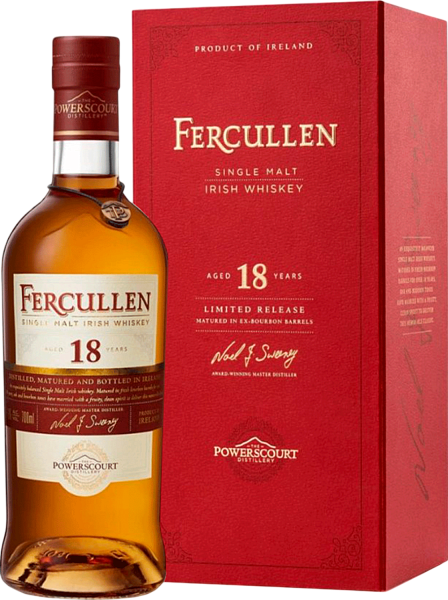 Fercullen Single Malt Irish Whiskey 18 y.o. (gift box), 0.7 л в Екатеринбурге