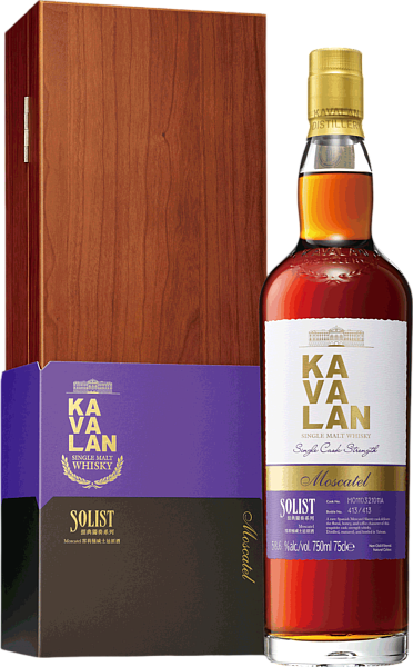 Kavalan Solist Moscatel Single Cask Strength Single Malt Whisky (Подарочная упаковка), 0.75 л в Екатеринбурге