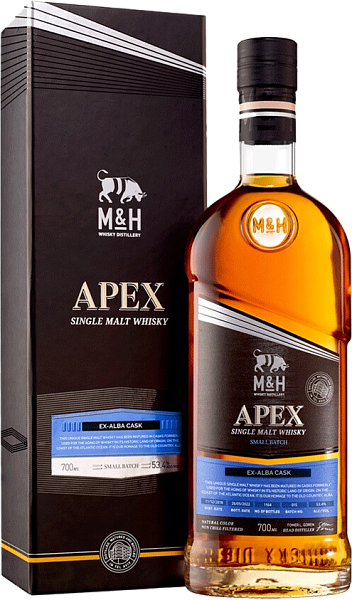 M&H Apex ex-Alba Cask Single Malt Whiskey (gift box), 0.7 л в Екатеринбурге