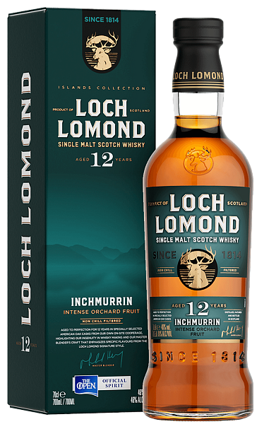 Виски Inchmurrin 12 y.o. Single Malt Scotch Whisky (gift box), 0.7 л