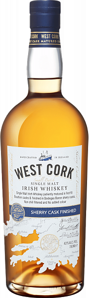 West Cork Small Batch Sherry Cask Finished Single Malt Irish Whiskey, 0.7 л в Екатеринбурге