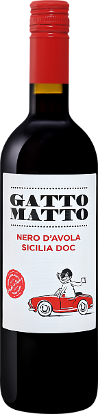 Gatto Matto Nero d’Avola Sicilia DOC Villa Degli Olmi, 0.75 л в Екатеринбурге