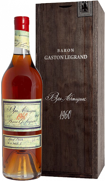 Baron Gaston Legrand 1960 Bas Armagnac (gift box), 0.7 л